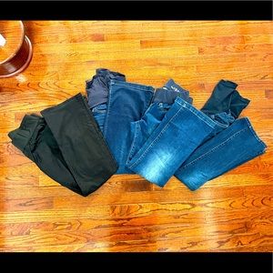 Lot of Four Maternity Jeans